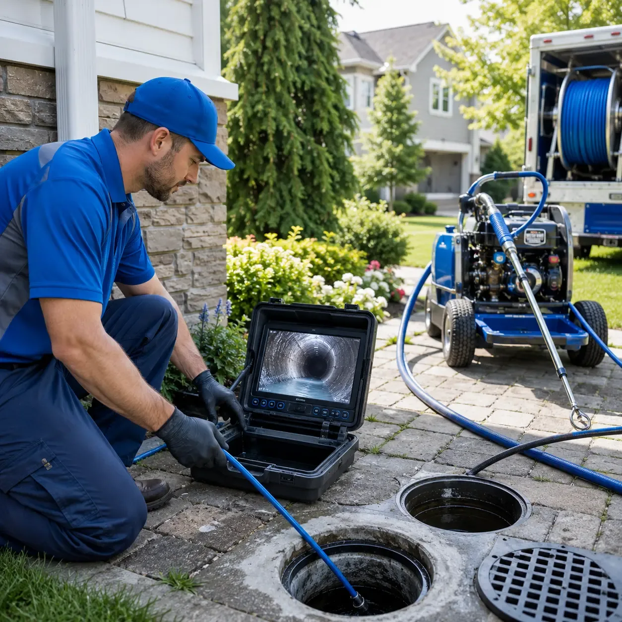 Outdoor drain cleaning professionals serving Oakwood, VA